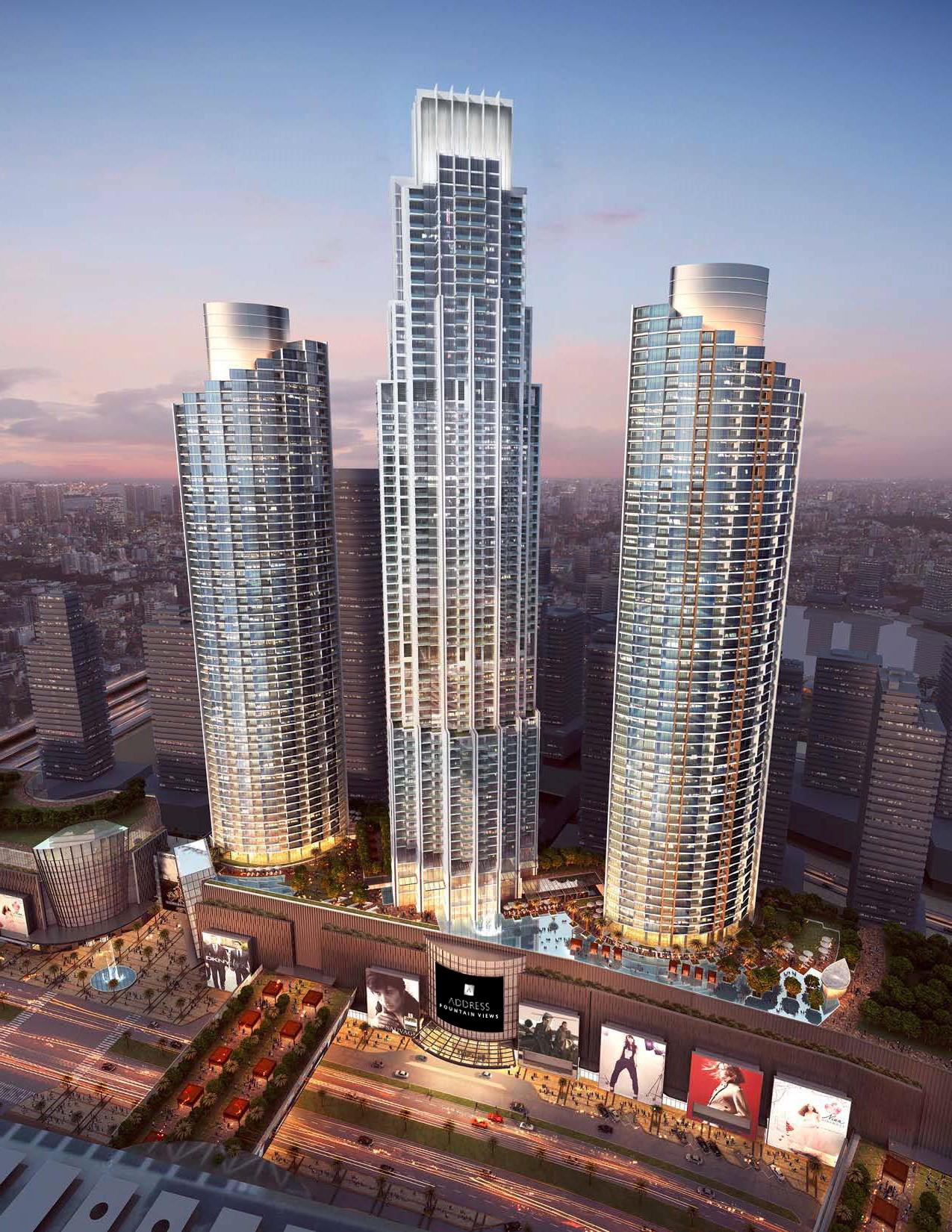 แอดเดรส ฟาวเท่น วิว Hotel ดูไบ ภายนอก รูปภาพ The complex
