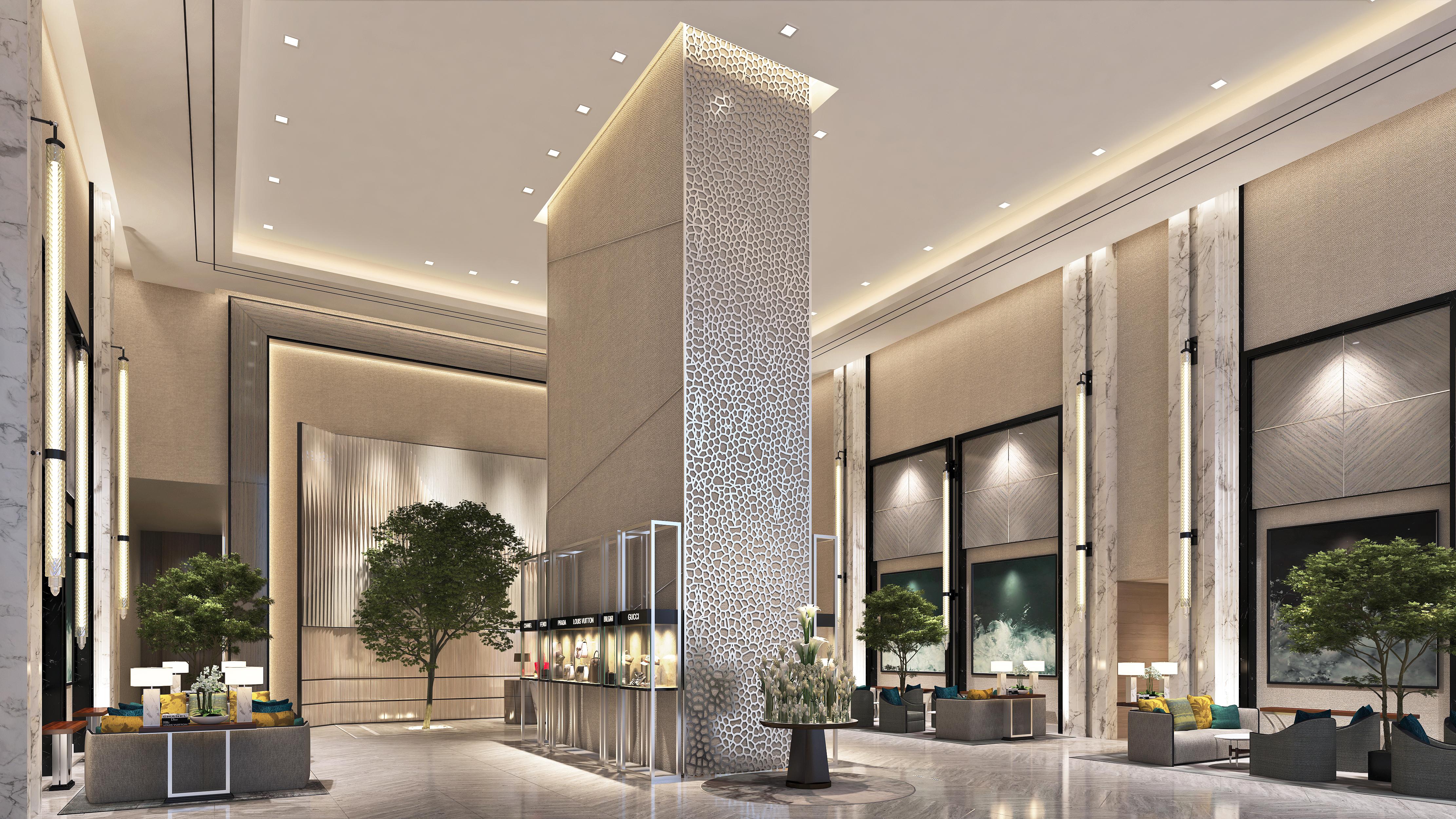 แอดเดรส ฟาวเท่น วิว Hotel ดูไบ ภายนอก รูปภาพ The lobby of the hotel