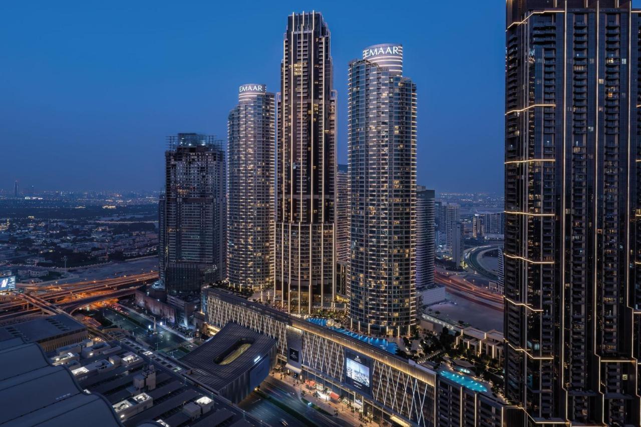 แอดเดรส ฟาวเท่น วิว Hotel ดูไบ ภายนอก รูปภาพ The Panorama at night
