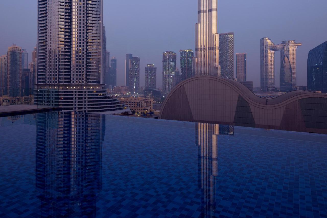 แอดเดรส ฟาวเท่น วิว Hotel ดูไบ ภายนอก รูปภาพ The pool at the Address
