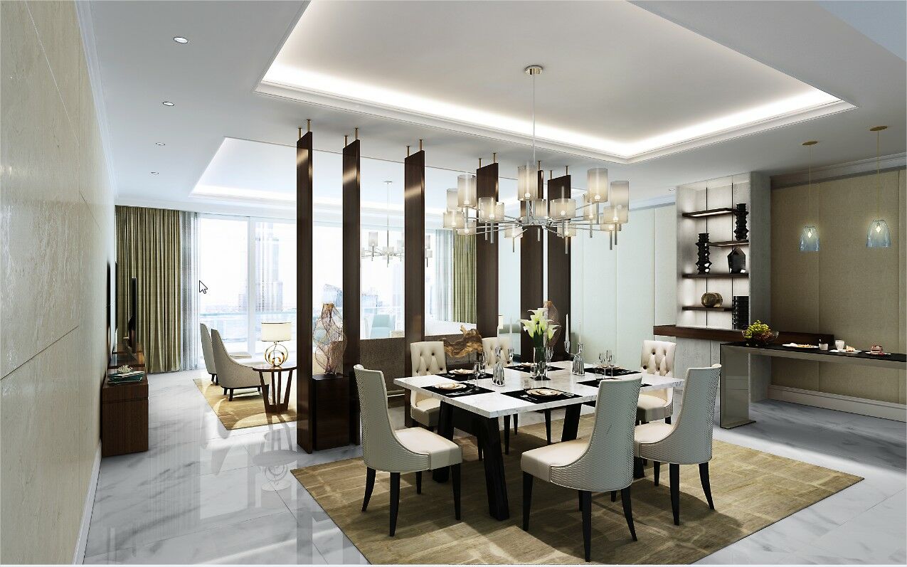 แอดเดรส ฟาวเท่น วิว Hotel ดูไบ ภายนอก รูปภาพ A dining room